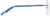 Side view of Titanium Rimless Glasses 138016 in Blue thumbnail