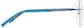 Side view of Customizable Titanium Rimless Glasses 138016 in Blue thumbnail