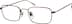 Titanium Rectangle Glasses 138115 in Brown
