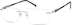 Titanium Rimless Glasses 138411 in Silver