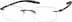 Titanium Rimless Glasses 138521 in Black