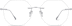 Rimless Glasses 138611 in Silver
