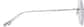 Side view of Customizable Rimless Glasses 138611 in Silver thumbnail