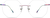 Front view of Rimless Glasses 138629 in Iridescent thumbnail