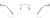 Front view of Titanium Rimless Glasses 138817 in Purple thumbnail