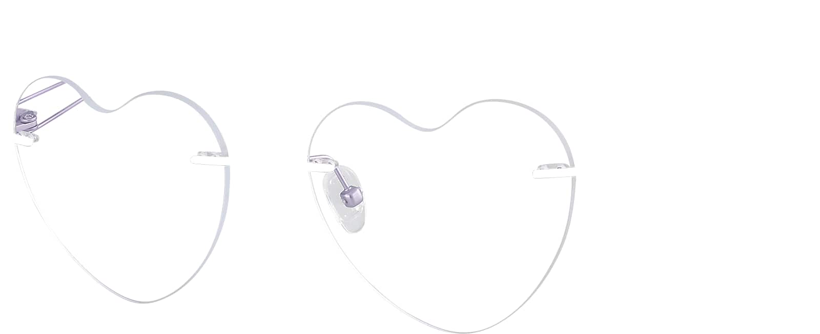 Live Cyber Monday Deals | Purple Customizable Titanium Rimless
