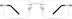 Titanium Rimless Glasses 138911 in Silver