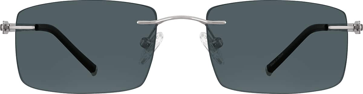 Titanium rimless outlet sunglasses