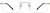 Front view of Titanium Rimless Glasses 138914 in Gold thumbnail