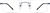 Front view of Titanium Rimless Glasses 138916 in Blue thumbnail