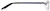 Side view of Titanium Rimless Glasses 138916 in Blue thumbnail