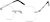 Angle view of Titanium Rimless Glasses 139112 in Gray thumbnail