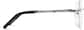 Side view of Customizable Titanium Rimless Glasses 139112 in Gray thumbnail