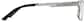 Side view of Rectangle Glasses 139311 in Platinum thumbnail