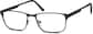 Angle view of Rectangle Glasses 139312 in Copper/Brown thumbnail