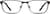 Front view of Rectangle Glasses 139312 in Copper/Brown thumbnail