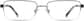 Front view of Titanium Half-Rim Glasses 139512 in Steel thumbnail
