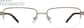 Front view of Titanium Half-Rim Glasses 139515 in Copper thumbnail
