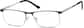 Angle view of Browline Glasses 139612 in Gray thumbnail