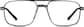 Front view of Banner Year Glasses 139721 in Black thumbnail