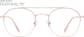 Front view of Round Glasses 139919 in Rose Gold thumbnail