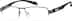 Rectangle Glasses 141712 in Gray