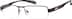 Rectangle Glasses 141715 in Brown