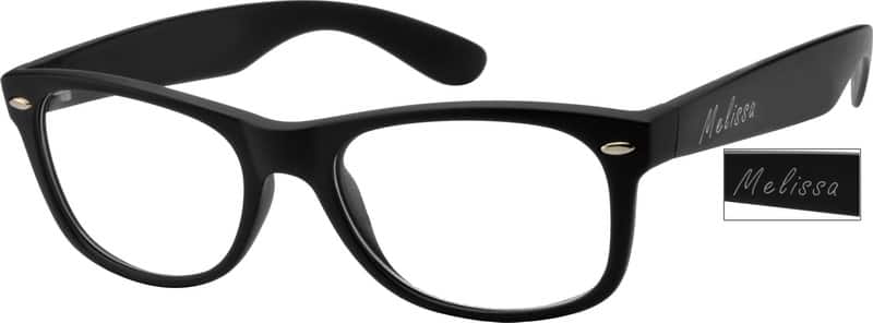 Black Square Glasses #14270421 | Zenni Optical