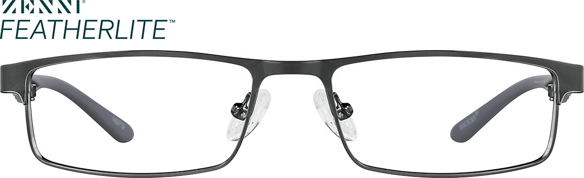 Gray Rectangle Glasses