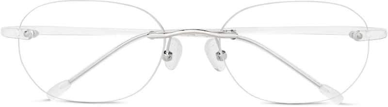 Silver Rimless Glasses