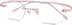 Rimless Glasses 143719 in Pink