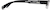 Side view of Rectangle Glasses 145821 in Black thumbnail