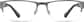 Front view of Rectangle Glasses 147912 in Gray thumbnail