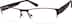 Rectangle Glasses 147915 in Brown
