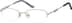 Oval Glasses 150111 in Silver