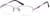 Angle view of Oval Glasses 150117 in Purple thumbnail