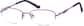 Angle view of Oval Glasses 150117 in Purple thumbnail