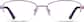 Front view of Oval Glasses 150117 in Purple thumbnail