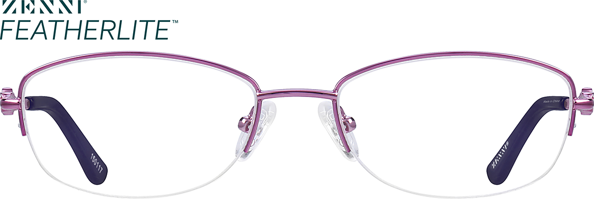 Purple Oval Glasses
