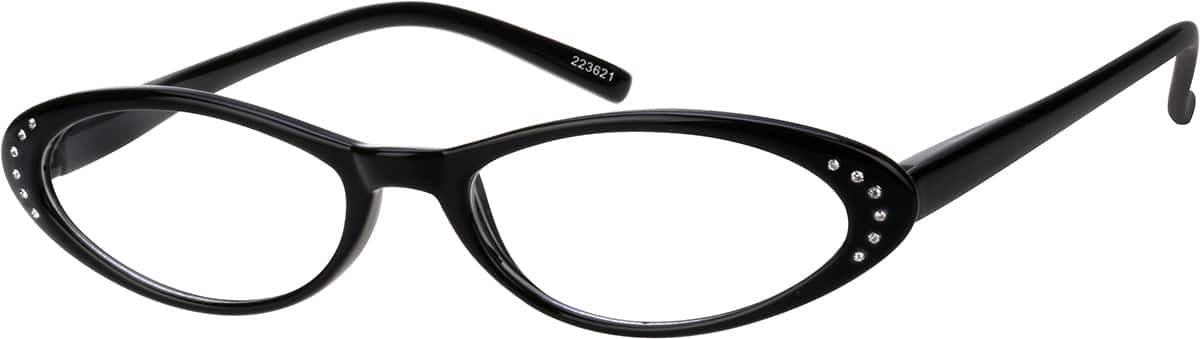 Black Oval Glasses #15223621 | Zenni Optical