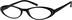 Oval Glasses 15223621 in Black