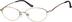 Oval Glasses 152614 in Gold