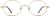 Front view of Round Glasses 156015 in Gold thumbnail