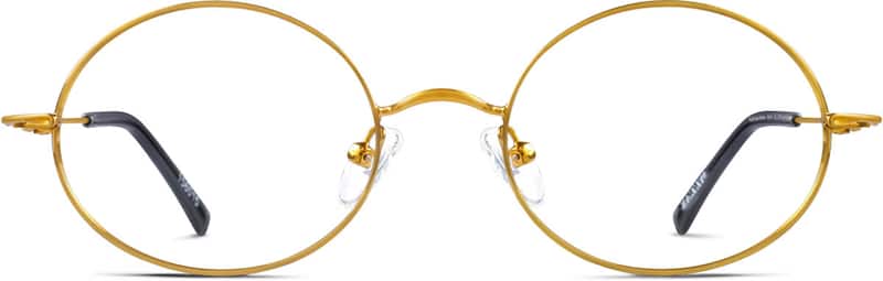 Gold Round Glasses