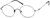 Angle view of Round Glasses 156021 in Black thumbnail