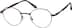 Round Glasses 157015 in Brown