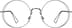 Round Sunglasses 157412 in Steel