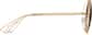 Side view of Round Sunglasses 157414 in Gold thumbnail