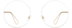 Round Sunglasses 157414 in Gold