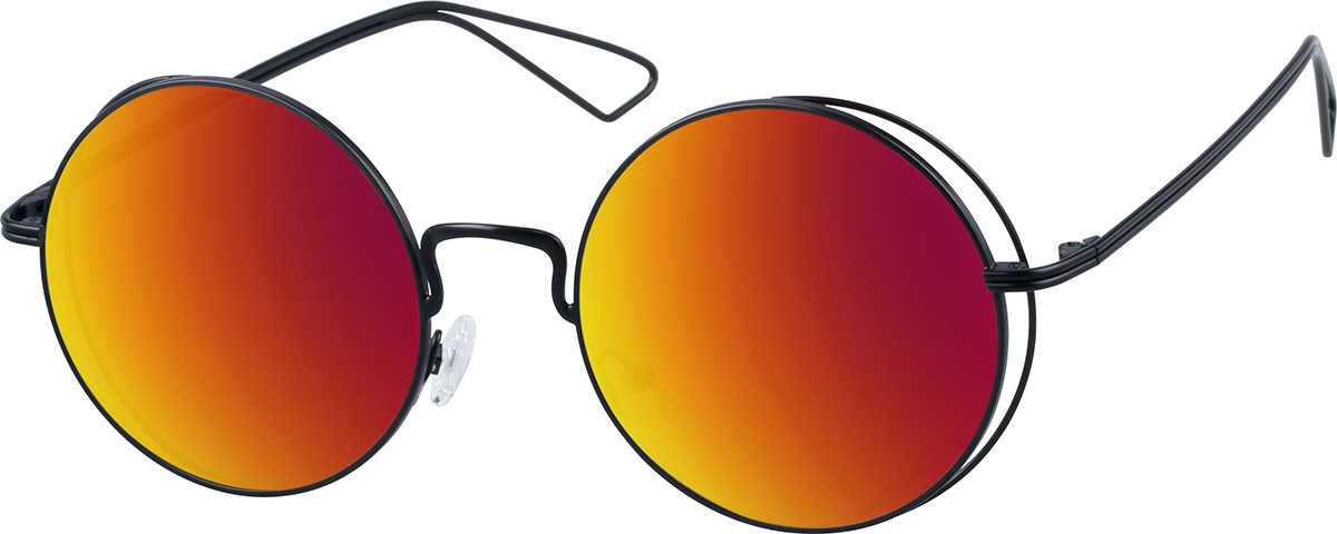 Zenni Black Round Metal Sunglasses #157421 photo 1